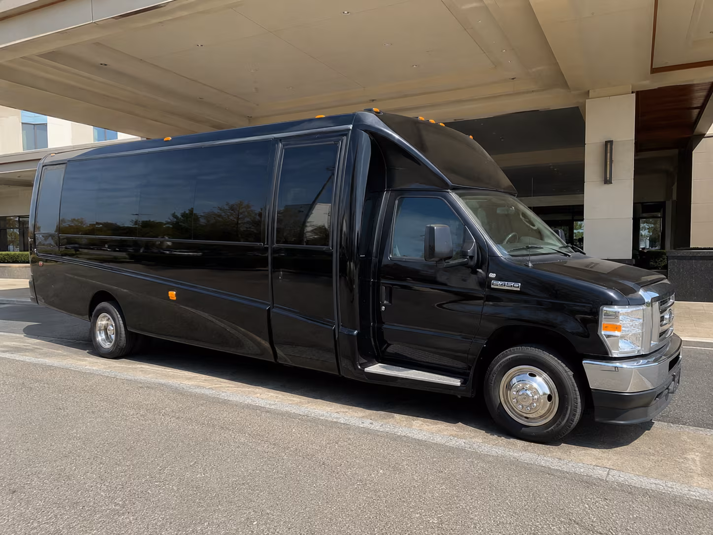 party buses that make the ride to l auberge and the civic center an event in itself