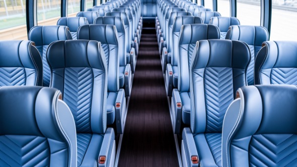 55 passenger charter bus interior sugar land