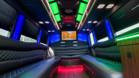 party bus rental interior lake charles